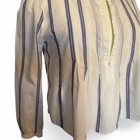 ALC size de Cream and navy striped blouse (size XS) 165 - Picture 2 of 7